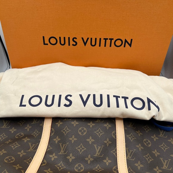 AUTHENTIC LOUIS VUITTON MONOGRAM SAC SHOPPING SHOULDER TOTE BAG - Picture 8 of 8